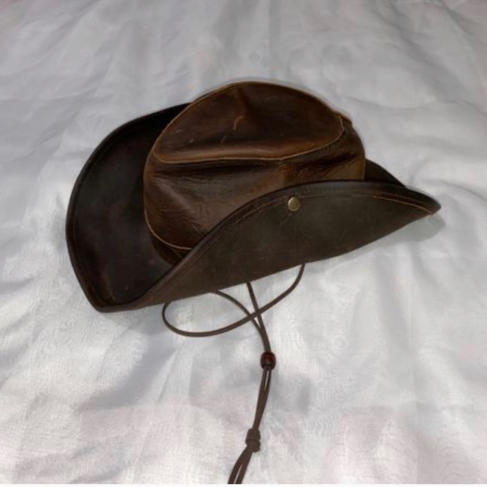 Outback Western Style Leather Cowboy hat - Picture 5 of 12